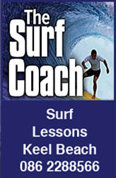 Surf Lessons at Keel with The Surf Coach